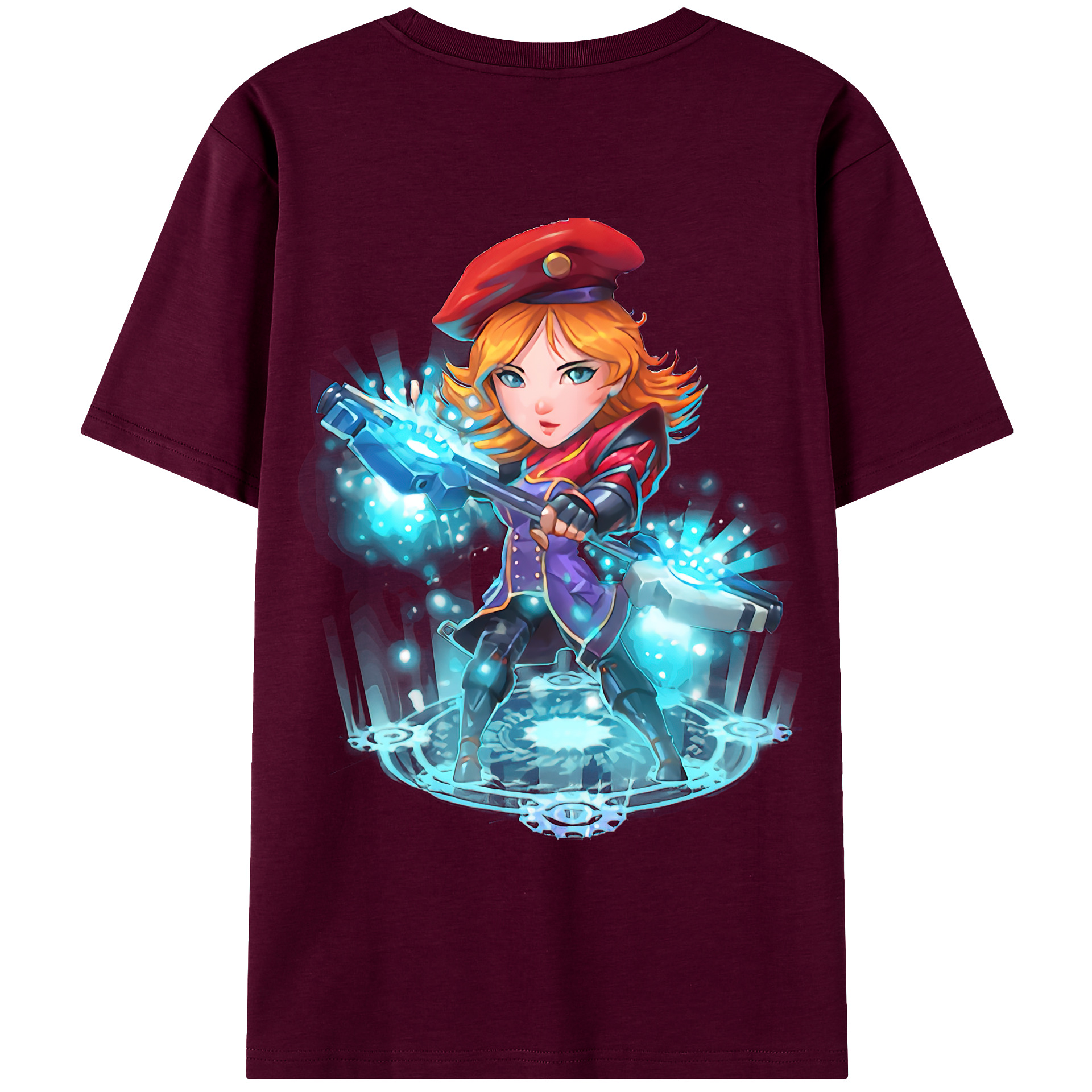 リーグ・オブ・レジェンド League of Legends LOL レディース半袖Tシャツ(バックプリント)